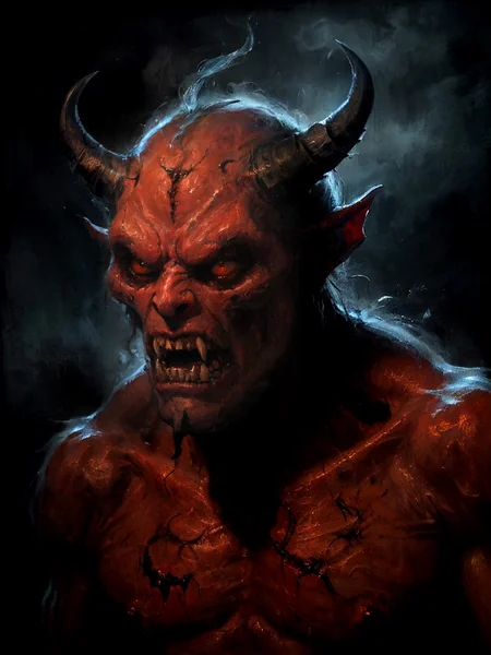 Terrifying Hell Demon Cinematic Art