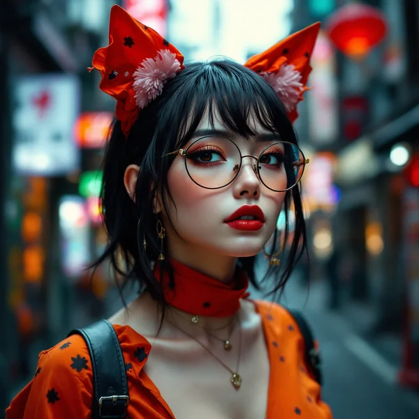 Goth Velma Aesthetic Portrait