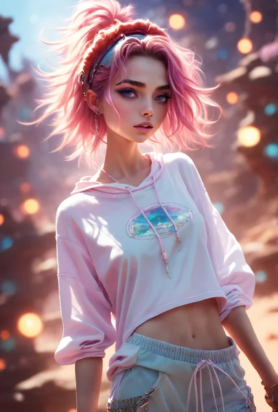 Dreamy Fashion Surreal Portrait