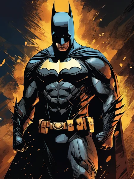 Dark Knight Comic Style Wallpaper