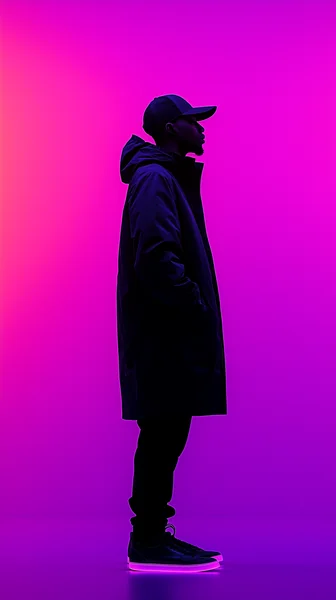 Cyberpunk Streetwear Fashion Portrait