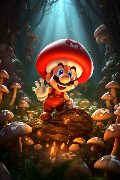 Mario Mystical Forest Adventure