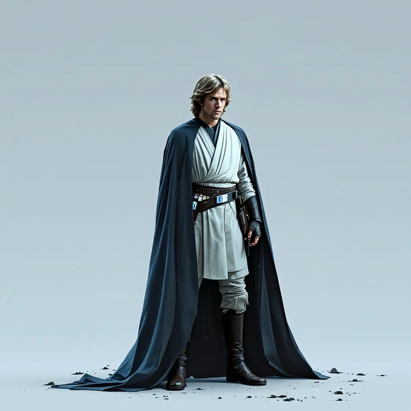 Classic Sci-Fi Hero Full Body Portrait