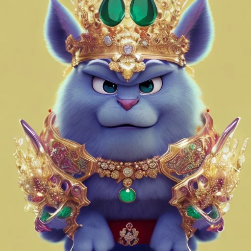 Pixar‑Style Royal Animal Character