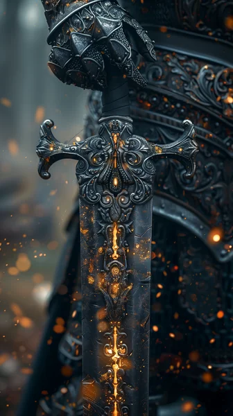 Knight Sword Close-Up Cinematic