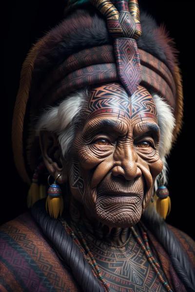 Tribal Elder Portrait Photography