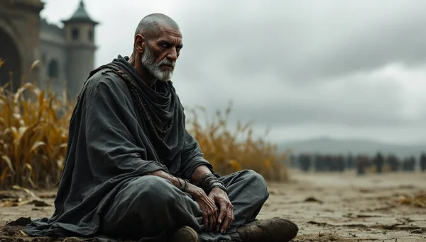 Tragic King Cinematic Fantasy Scene