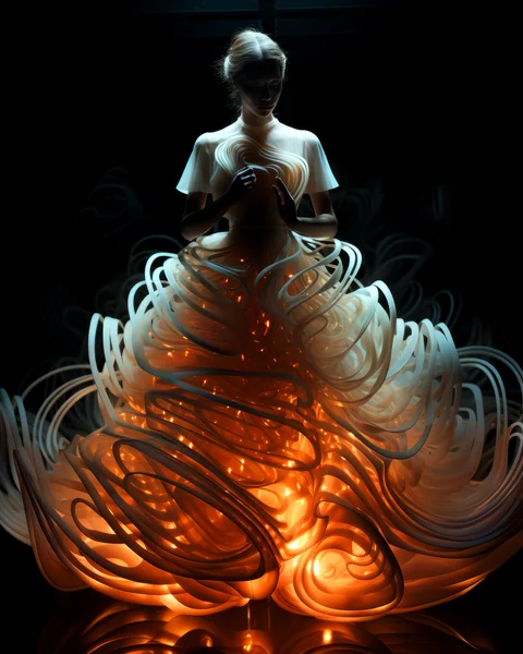 Translucent Resin Fashion Scene