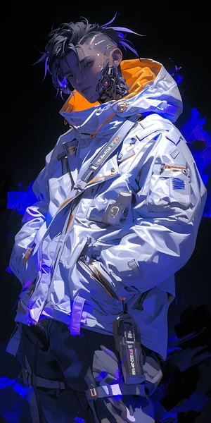 Cyberpunk Anime Character Art