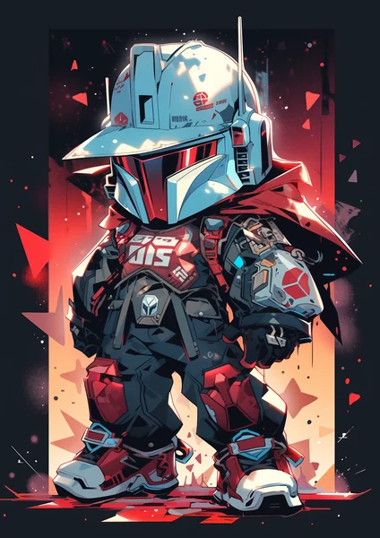 Graffiti Style Boba Fett Art