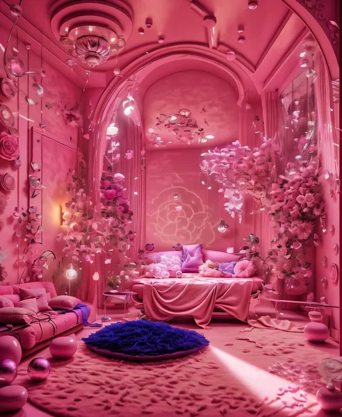 Dreamy Pink Magical Room
