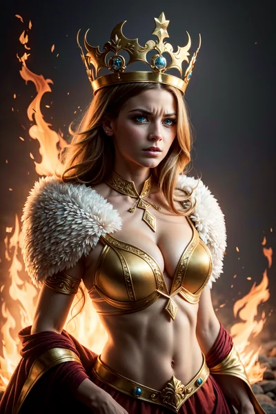 Queen of Fire Fantasy Character