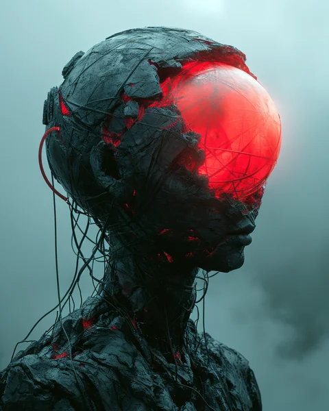Conceptual Sci-Fi Magazine Cover Art