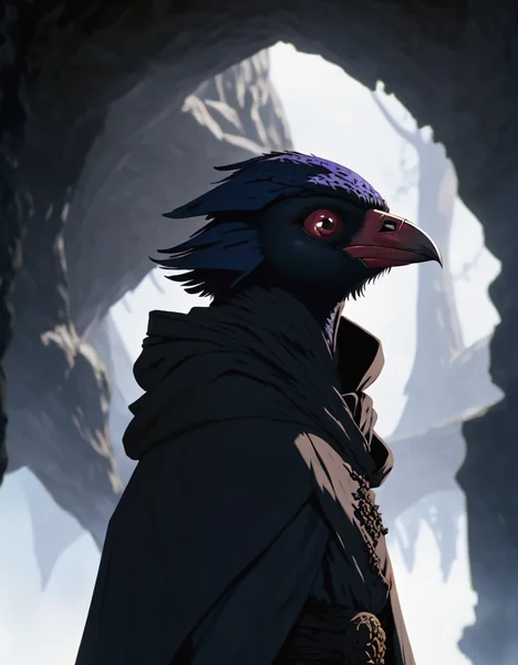 D&D Kenku Character AI Art