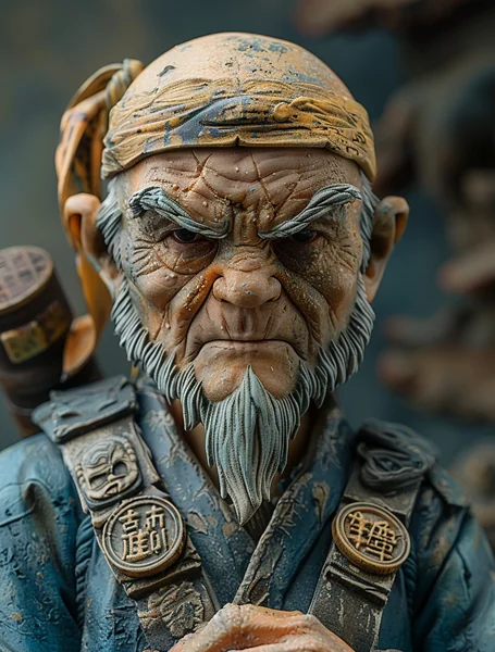Kung Fu Anime Character Concept