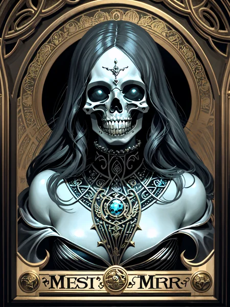 Memento Mori Tarot Card Art