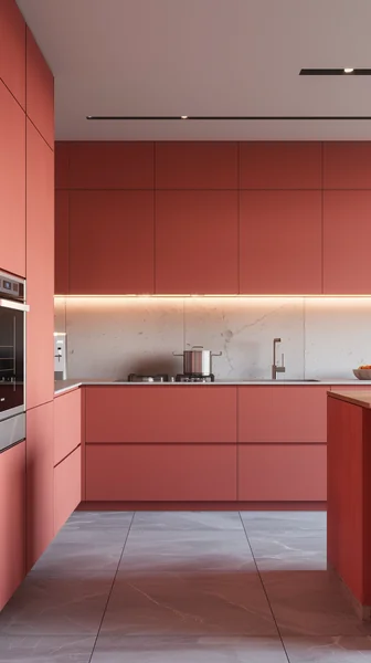 Modern Minimalist Kitchen Interior