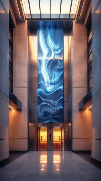Luxury Corporate Lobby Art Installation