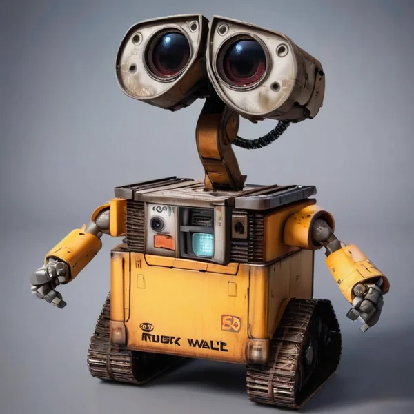 Cute Baby Wall-E Hyperrealistic