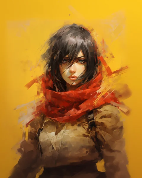 Anime Portrait Van Gogh Style