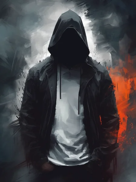 Anonymous Horror Portrait Wallpaper