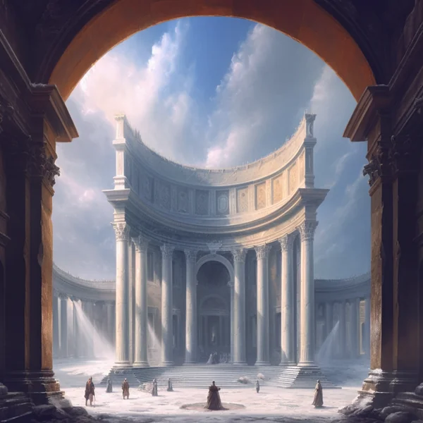 Gates of Heaven Fantasy Art