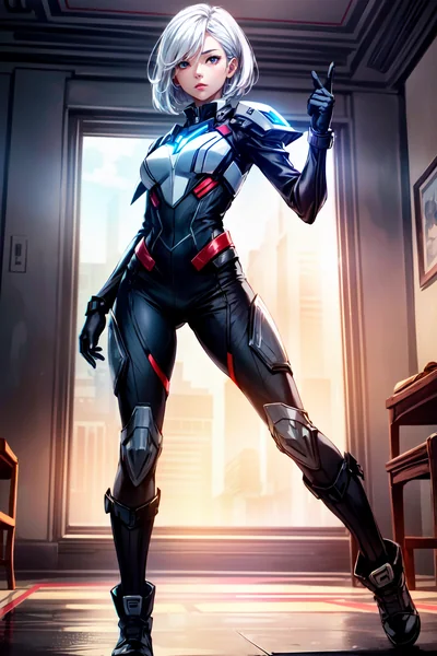 Korean Idol in Sci-Fi Armor