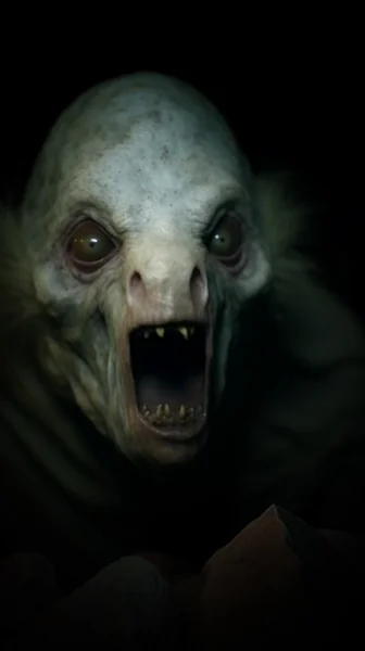 Scary Creature Horror AI Art