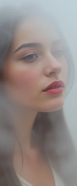 Supermodel in Fog Fine Art Photo