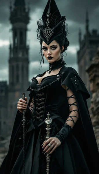Gothic Queen Power Portrait