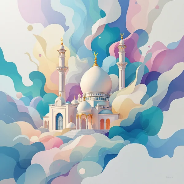 Abstract Mosque Fantasy Art