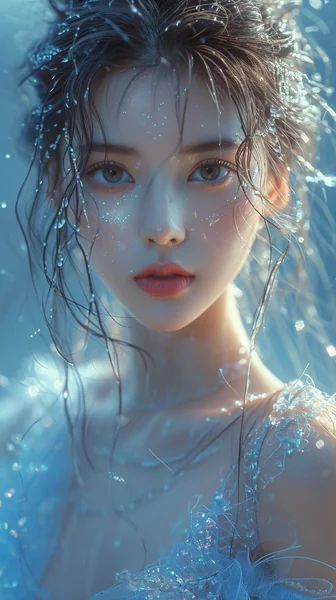 Fantasy Chinese Girl Pearl Glow