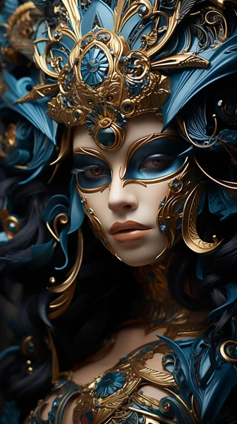 Brazilian Carnival Decorative Background