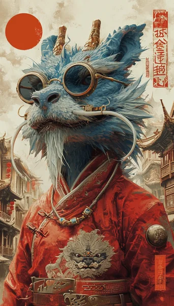 Post-Apocalyptic Dragon Poster Art
