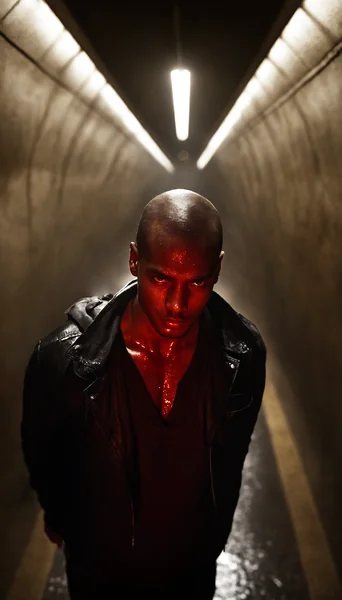 Bloody Tunnel Noir Portrait