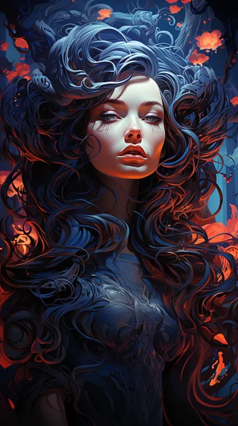 Wraith in Visionary Forest Art