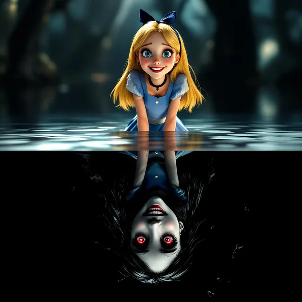 Alice Innocence vs Madness Art