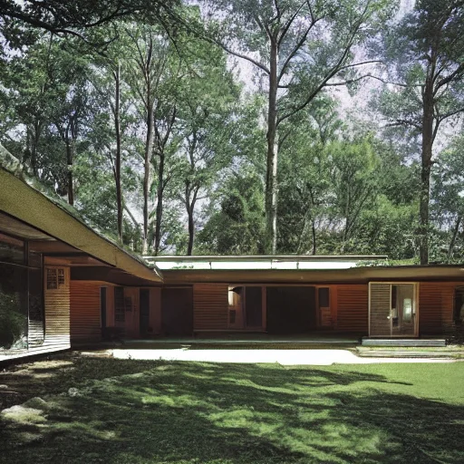 Mid-Century House Exterior Photography
