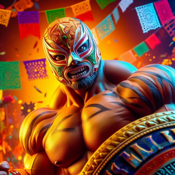 El Tigre Braum Luchador Portrait