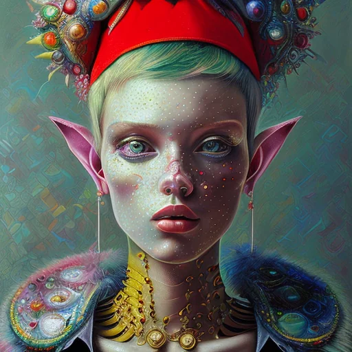 Punk Elf Neo-Expressionist Art