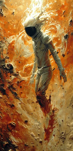 Sci-Fi Pulp Comic Character Art