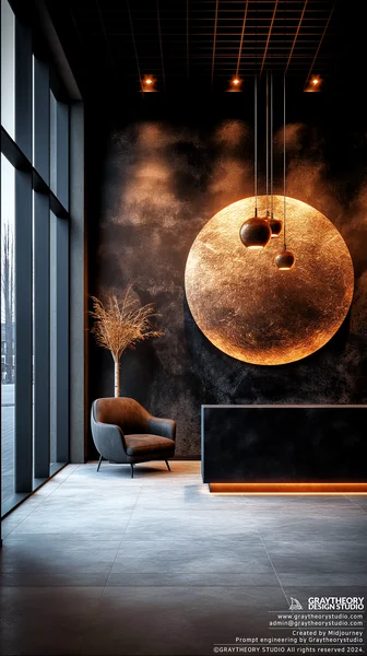 Modern Reception Area Interior Design