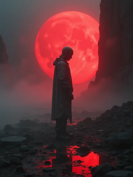 Dystopian Sci-Fi Poetic Visual