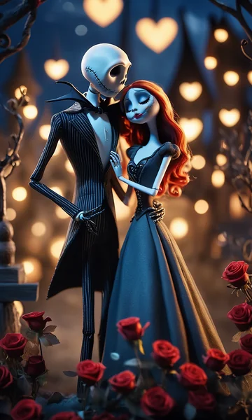 Nightmare Before Valentine’s Day Art
