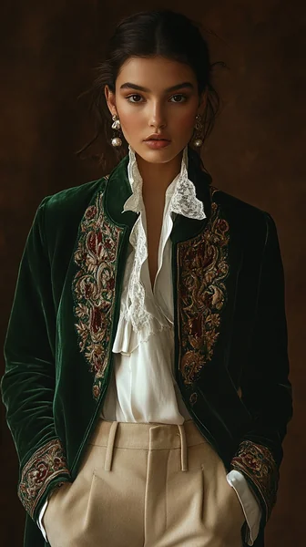 Luxury Fashion Cover Portrait