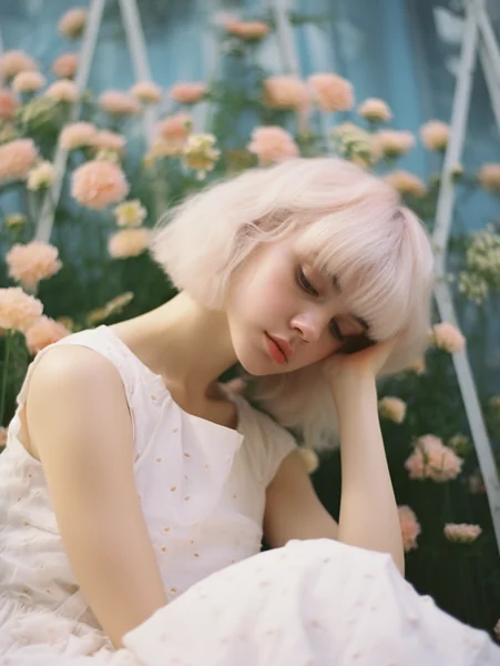 Disposable Style Flower Portrait