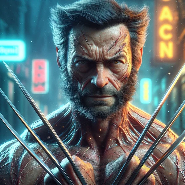 Wolverine Cyber Alley Portrait