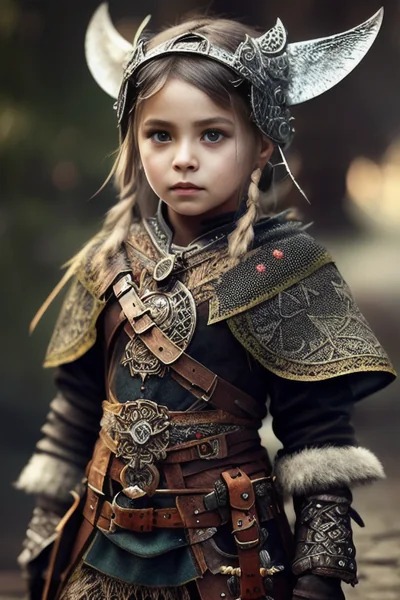 Viking Warrior Girl Concept Art