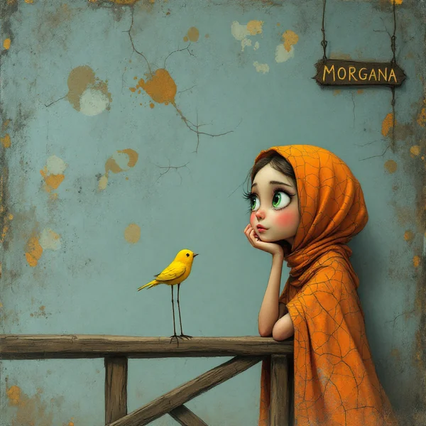 Morgana Fantasy Girl Illustration