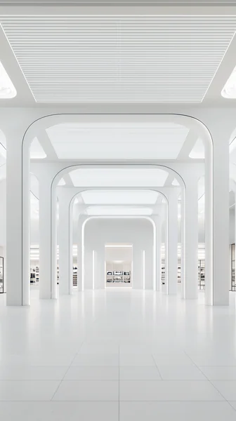 Modern Concept Store: Monochromatic Grid - based Design